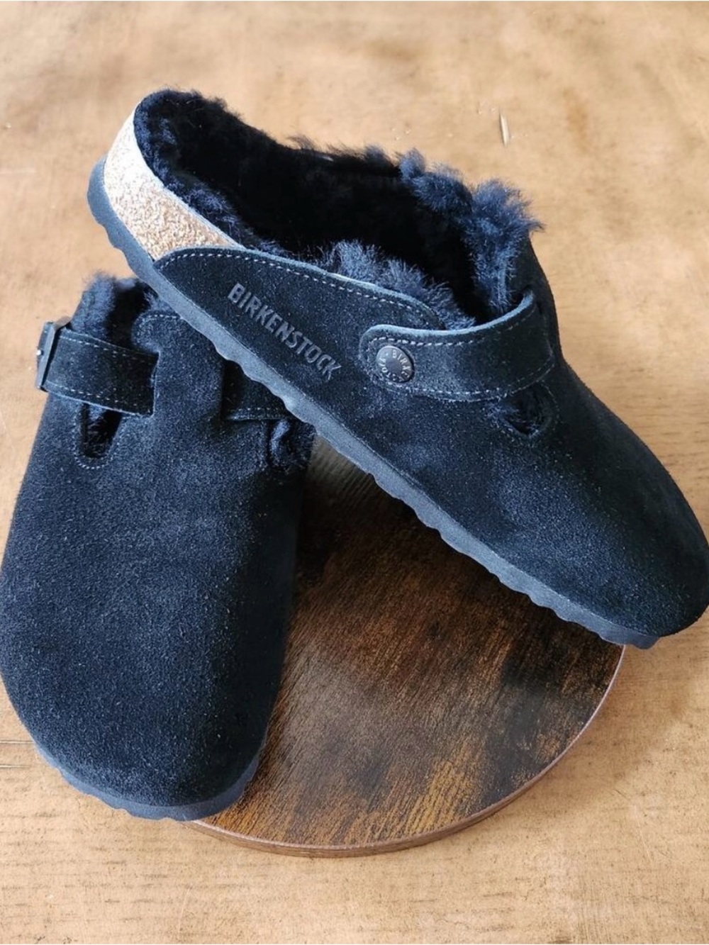 Birkenstock Boston Shearling 39/8  like new